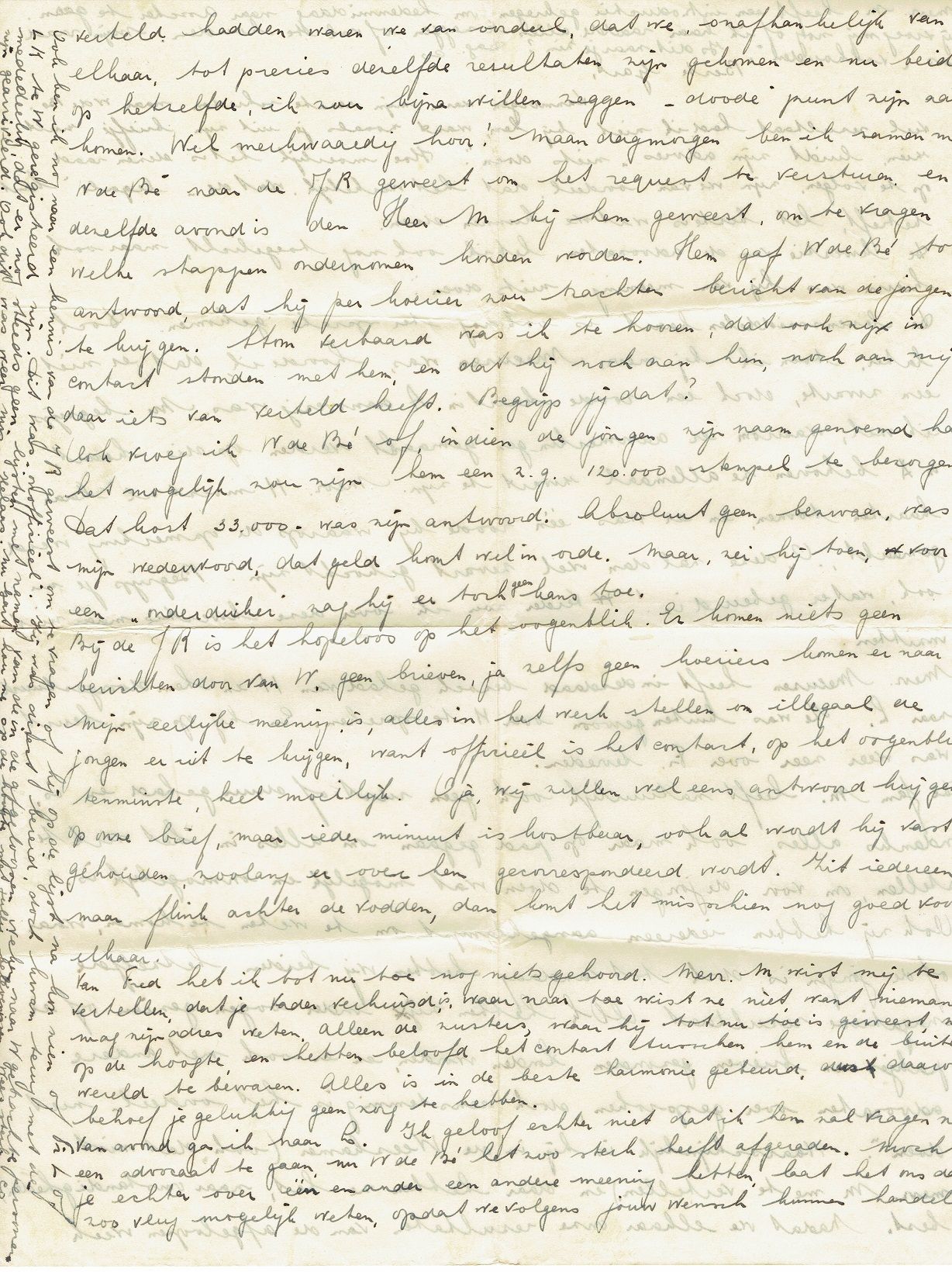 A letter from Co de Wilde to Gart - [Julia Polak to Jules Kan]